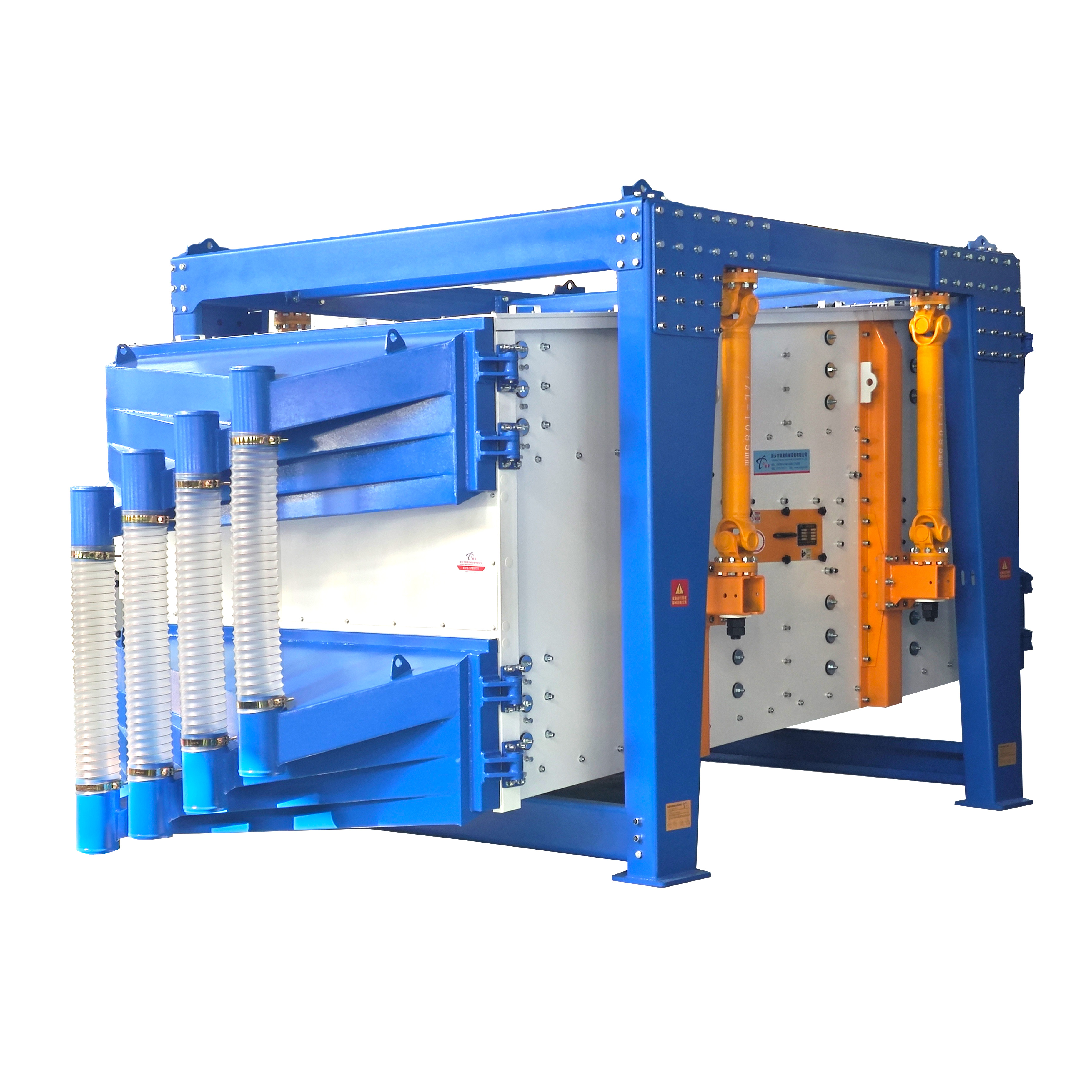 YX Topsoil Quare Tumbler Screen Sand Wollastonite Powder Square Gyratory Sieve Swing Sifter Separator Machine