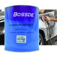 Primaire 2K Bossde – Revêtement de réparation automobile fiable, haute couvrance, séchage rapide – Gris/Blanc – Préparation des panneaux de carrosserie pour la retouche automobile