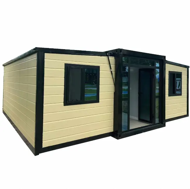 Prefab Houses two bedrooms 1 bathroom luxury 20/ 40ft prefab hotel folding container homes for sale expandable container house