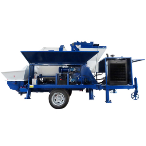 Bétonnière et pompe à béton portables JBS40 haute efficacité avec moteur diesel - Product Image 1