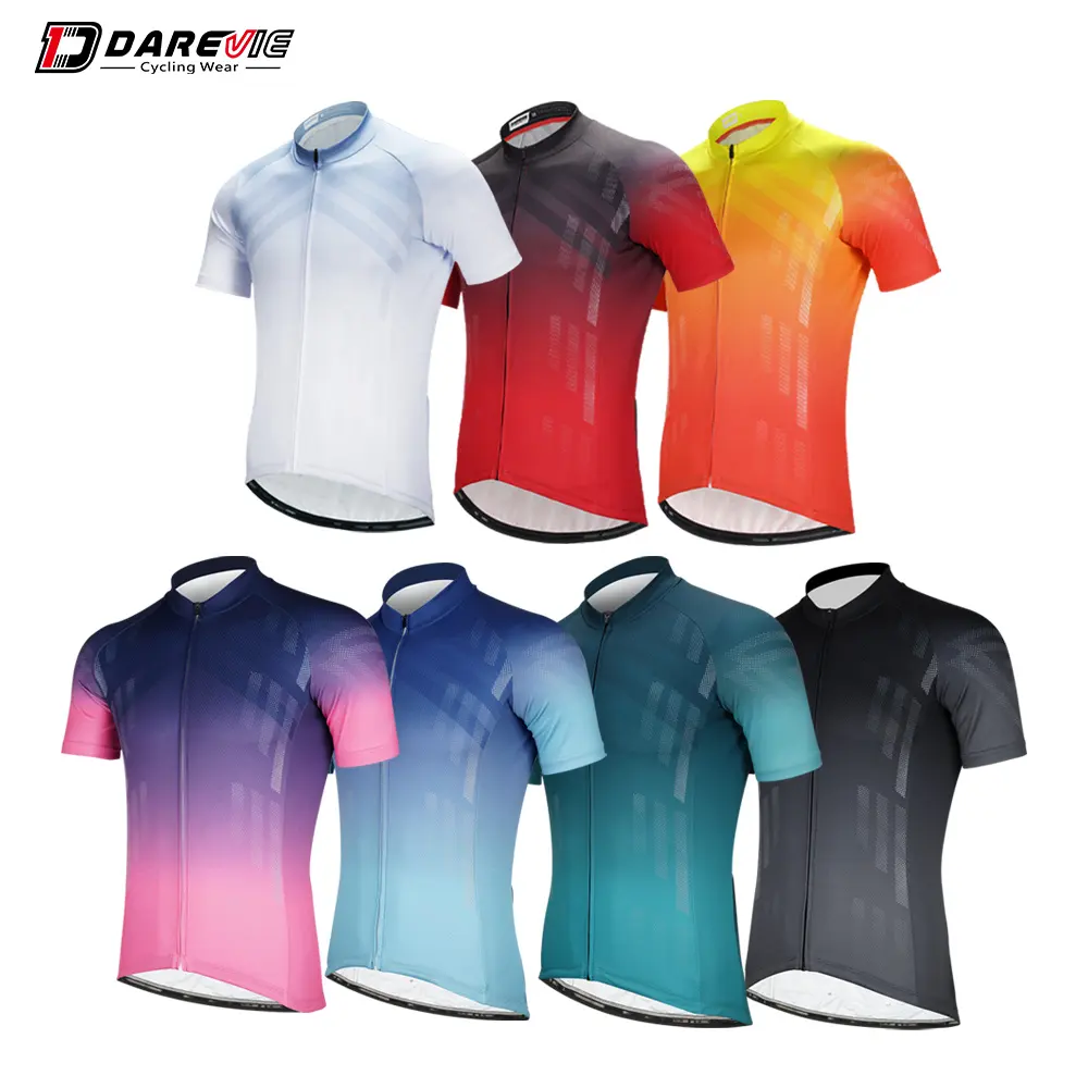 Darevie-Camiseta de manga corta de ciclismo para hombre, Jersey personalizado ODM OEM, servicio de venta al por mayor, equipo de ciclismo para Club