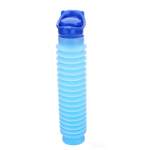 Urinoir d'urgence portable, bouteille d'urine pour voiture, convient aux garçons, aux filles, aux enfants et aux adultes, seau de toilette d'urgence rétractable - Product Image 2