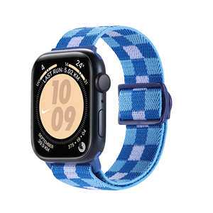 Forwelleny-Correa a cuadros para <span class=keywords><strong>Apple</strong></span> <span class=keywords><strong>Watch</strong></span> 9 Ultra 2, correa elástica de nylon con hebilla de fibra de carbono <span class=keywords><strong>S8</strong></span> 7654, 45mm, <span class=keywords><strong>41mm</strong></span>, 49mm - Product Image 1