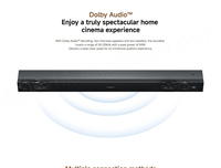 Barra de Sonido Original para Xiaomi Pro 2.0 Ch con Subwoofer, Graves Inteligentes, Estéreo Inalámbrico, Dolby Atmos, para Cine en Casa
