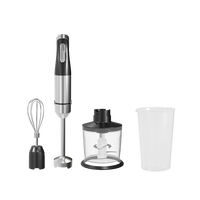 Mini mixeur plongeant multifonction 4-en-1 sans fil avec 3 accessoires, mixeur-presse-agrumes électrique