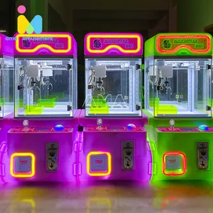 AMA Coin Operated Mini Claw Crane Machine Arcade Game Lovely Small Claw Crane Machine For Kids