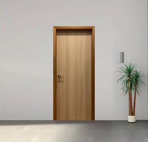 Porta Interna Nera Personalizzata dal Miglior Produttore Cinese, Design Moderno per Camera da Letto con Scanalature - Product Image 5