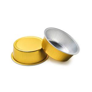 Y150使い捨て食品箔包装容器丸型アルミトレイカラー150ml小型アルミ箔容器 - Product Image 4