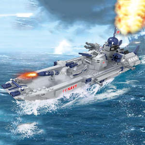 2025 nouveaux jouets de brique 8In1 navire de guerre <span class=keywords><strong>naval</strong></span> Mini jouet de Construction pour garçons Offre Spéciale blocs de construction - Product Image 1