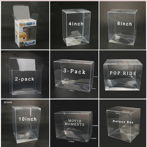 Boîte en plastique carrée en acétate faite à la main pour <span class=keywords><strong>Funko</strong></span> pour <span class=keywords><strong>Pop</strong></span> Protector Logo en relief personnalisable usine en gros vinyle 4 '10' pour - Product Image 3
