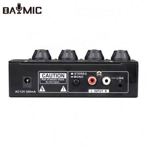 Aoshen, Nuevo Módulo Amplificador de Potencia para Auriculares de Monitoreo de 4 Vías, Sonido Estéreo Profesional, Portátil, PH4 - Product Image 5