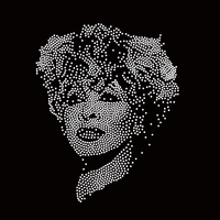 Transferts thermocollants de strass prêts à l'emploi pour t-shirts, motifs de portraits de célébrités, stars du rock, films et Jackson