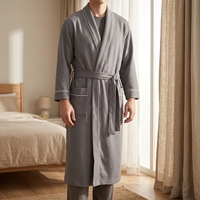 Peignoir en modal personnalisé pour femme, style hôtel 5 étoiles, manches longues, teint en pièce, avec cordon de serrage, séchage rapide, vente en gros