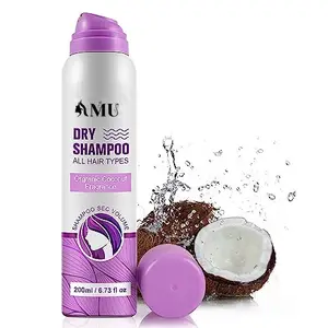 Özel etiket seyahat boyutu özelleştirilmiş doğal bitki hindistan cevizi yağı susuz koku ferahlatıcı kuru şampuan sprey yağlı saçlar için