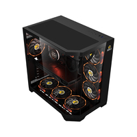 KINPOWER OEM ODM Boîtier PC d'usine Boîtier Cpu Cabinet Châssis d'affichage de bureau Mallettes d'ordinateur MATX Mallette de jeu