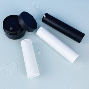 Cosmetic Packaging 30ml 50ml Airless <b>Pump</b> <b>Bottle</b> White Color Recycled Plastic <b>Bottle</b> Airless <b>Pump</b> pp Airless <b>Bottle</b> - Product Image 1