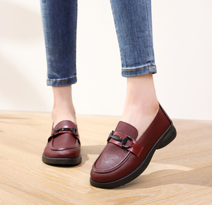 Zapatos Planos de Alta Calidad para Mujer, Cómodos, de Cuero Sintético Negro, con Punta Descubierta, Estilo Slip-On - Product Image 6