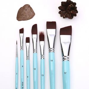 Professional 17 Pieces Body <b>Paint</b> Brush <b>Set</b> Synthetic Nylon for Face Painting - Product Image 2