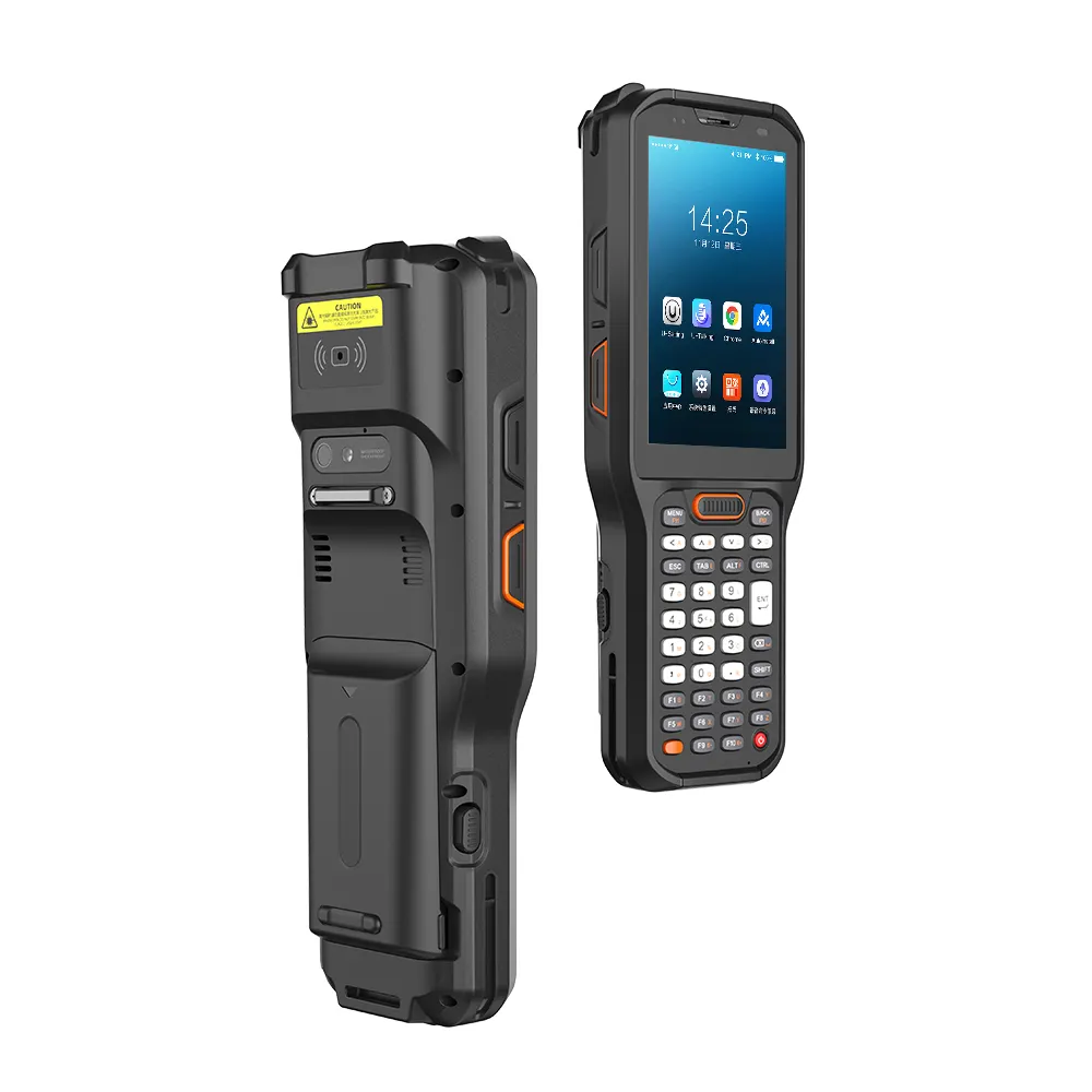 UROVO RT40 pdas IP68 collettori di dati impermeabili scanner di codici a barre terminale industriale palmare android robusto pda con impugnatura a pistola