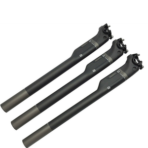 TOSEEK-tija de sillín de bicicleta ultraligera, fibra de <span class=keywords><strong>carbono</strong></span> 3K, mate brillante, 27,2/30,8/31,6mm, 31,8/34,9mm - Product Image 3