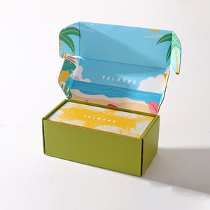 Caja de Envío para Gafas de Sol de Marca, Opción de Cartón Corrugado Tipo B/E, Caja de Correo con Tapa Plegable y Caja Interior Rígida para Regalo, Personalizable - Product Image 1