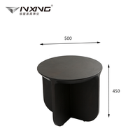 Table basse d'appoint moderne et durable Yinxing, modèle 940, couleur fumée, pour chambre ou salon