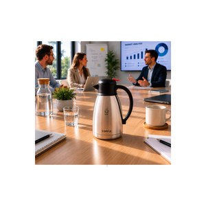 1.5L Thermal Insulated Beverage Server For Coffee <b>Tea</b> Milk And Hot Water Heat Retaining Drink Dispenser With Large Capacity Hand - Product Image 4