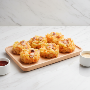 Pancake japonais surgelé aux légumes frits croustillants, tempura sain, tarte aux légumes, calmar, <span class=keywords><strong>oignon</strong></span>, <span class=keywords><strong>pomme</strong></span> <span class=keywords><strong>de</strong></span> <span class=keywords><strong>terre</strong></span>, carotte, boîte pour enfants, salé - Product Image 3