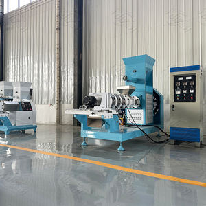 Machine à croquettes à haute productivité directe d'usine nouvelles extrudeuses de moteur de moteur pour la pelletisation flottante de nourriture de crevette d'animal familier de poisson sec - Product Image 6