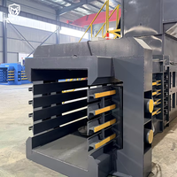 Presse à balles hydraulique horizontale entièrement automatique multi-usages pour les centres de recyclage des déchets, avec contrôle intelligent et conception durable