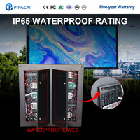Layar Video LED Billboard Modular Tetap P5 untuk Luar Ruangan, Visibilitas Tinggi untuk Iklan Komersial dan Informasi Publik