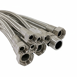 Tuyau tressé en PTFE SAE100 R14 fil d'acier inoxydable à haute température 316L AN6 ondulé Durable pour les dispositifs médicaux - Product Image 1