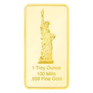 Freiheits statue Vergoldete Bar Elegantes Souvenir Golden Bar Sammler geschenk für USA Heritage Display - Product Image 2