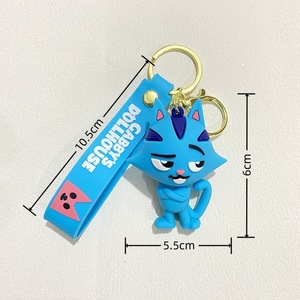 Llavero 3D <span class=keywords><strong>de</strong></span> dibujos animados <span class=keywords><strong>de</strong></span> <span class=keywords><strong>Gabby</strong></span>'s Dollhouse, colgante <span class=keywords><strong>de</strong></span> plástico al por mayor, llavero para coche, adorno para mochila escolar, <span class=keywords><strong>accesorios</strong></span> para bolsos <span class=keywords><strong>de</strong></span> niños - Product Image 6