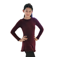 Robe de Patinage Professionnel La Cicogna pour Adultes, Nouvelle Tenue de Performance Toutes Saisons avec Protection des Hanches, Dentelle et Strass