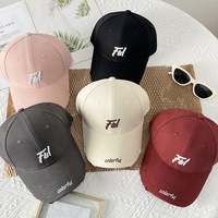 Casquette de baseball personnalisée en pur coton avec motif imprimé, broderie de lettres, design japonais à trous, style hip-hop pour hommes et femmes