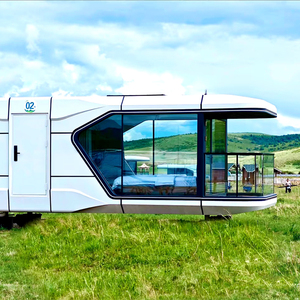 Cápsula espacial de estilo moderno, tablero de actividades, casa de contenedores, casas móviles, casas pequeñas portátiles prefabricadas móviles, venta de Hotel - Product Image 3