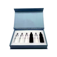 Boîte cadeau de boîtes d'emballage magnétiques rigides en carton imprimé personnalisé avec couvercle magnétique Boîtes de produits pliantes noires