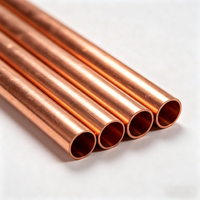 Tuyau en cuivre pur rond sans soudure, taille personnalisable, bronze, laiton, cuivre, conforme à la norme ASTM B280, droit