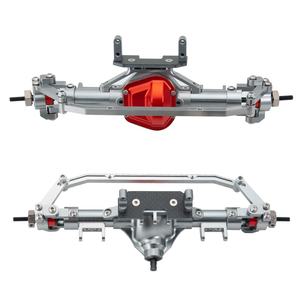 เพลาหน้า1ชุดเฟืองเพลาเหล็กสำหรับ1/10 RC ตีนตะขาบ SCX10ทีเอฟแอลไทเทเนียมอุปกรณ์อัพเกรดอะไหล่ - Product Image 5