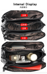 Bolsos de Mano Grandes de Cuero para Mujer, Diseño de Lujo, Carteras de PU, Bolsos de Mano Sencillos y Modernos para Dama - Product Image 6