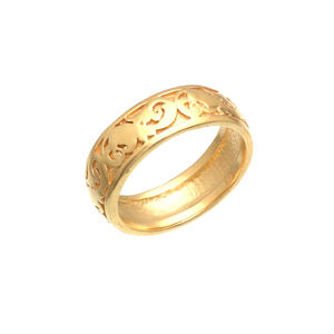 Anillo de piedras preciosas de estilo vintage chapado en oro de 18 quilates de Plata de Ley 925 al por mayor joyería deslumbrante para bodas y fiestas - Product Image 1