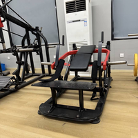 Machine à fessiers à charge libre en acier, ergonomique, pour exercices assis, avec système de sécurité, pour fessiers et ischio-jambiers, usage commercial en salle de sport