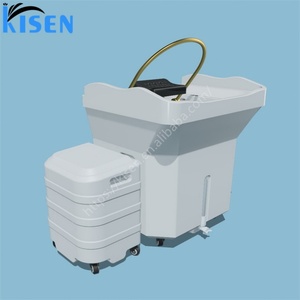Kisen Nouveau Design Équipement de lavage de cheveux mobile portable avec bac et réservoir d'eau de 60L et réservoir d'eau de 18L en promotion - Product Image 4