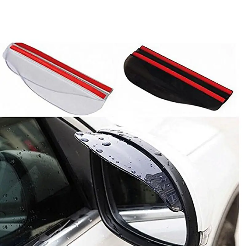 High quality material Rain visor eyebrow car side mirror shield