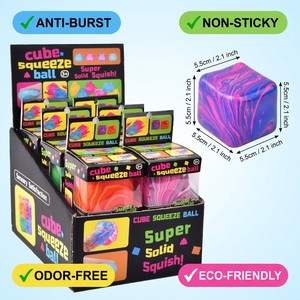 Anti Stress Squishy Toys Bright Neon Swirl Individual Color Window Box <b>Fidget</b> Toys for Bulk Mood Calming Squishy - Product Image 6