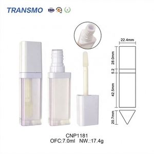 Tubos para Brillo Labial, Tubos para Lápiz Labial Líquido, Tubos Triangulares de 5 ml para Brillo Labial Vacíos con Pincel - Product Image 3