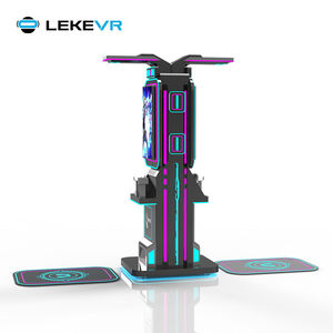 Leke 2ผู้เล่น <span class=keywords><strong>VR</strong></span> แพลตฟอร์มยืน <span class=keywords><strong>VR</strong></span> เครื่องอาร์เคดสำหรับสวนสนุก <span class=keywords><strong>VR</strong></span> - Product Image 2