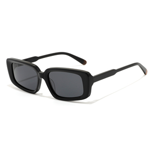 Gafas de sol rectangulares modernas con montura completa, montura transparente sólida, lentes verdes, protección anti-UV, unisex, para adultos - Product Image 6