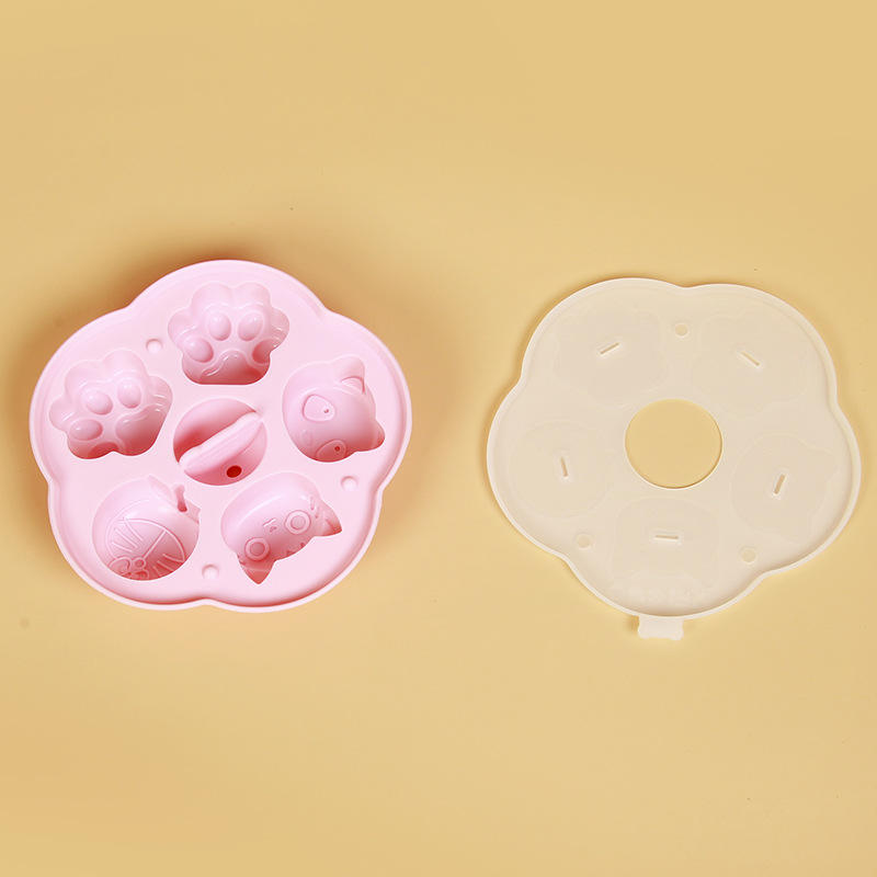 Torta al vapore rosa